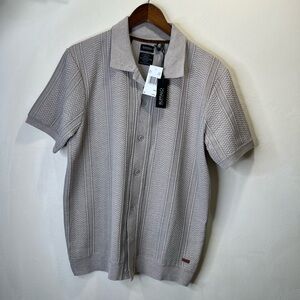 BUFFALO Jeans Walsh Short Sleeve Button-Up Shirt Size M